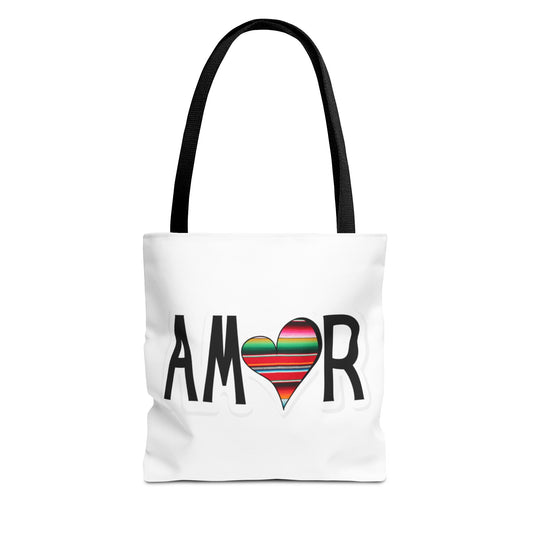 Amor Serape Tote Bag
