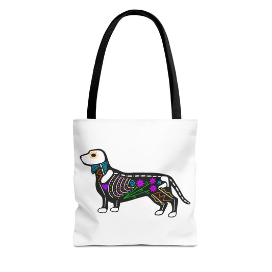 Dia de los Muertos Dachshaund Tote Bag