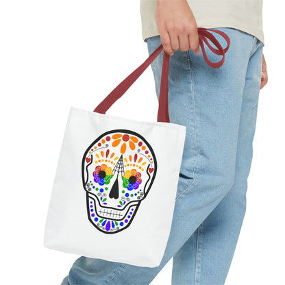 Queer Sugar Skull Tote Bag