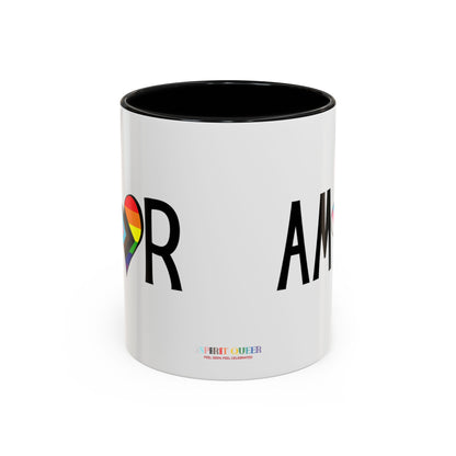 Amor  Inclusive Accent Coffee Mug