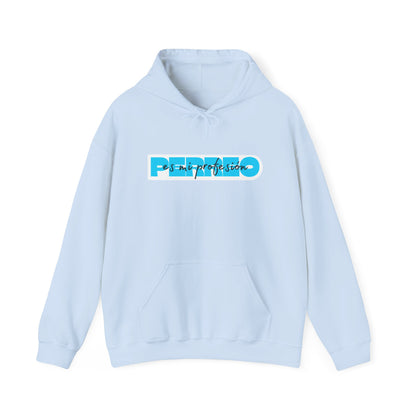 Perreo Es Mi Profesion - Blue Hooded Sweatshirt