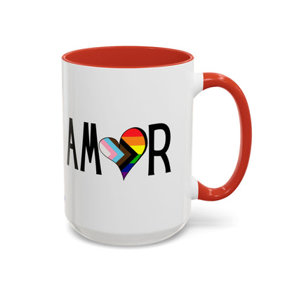 Amor  Inclusive Accent Coffee Mug