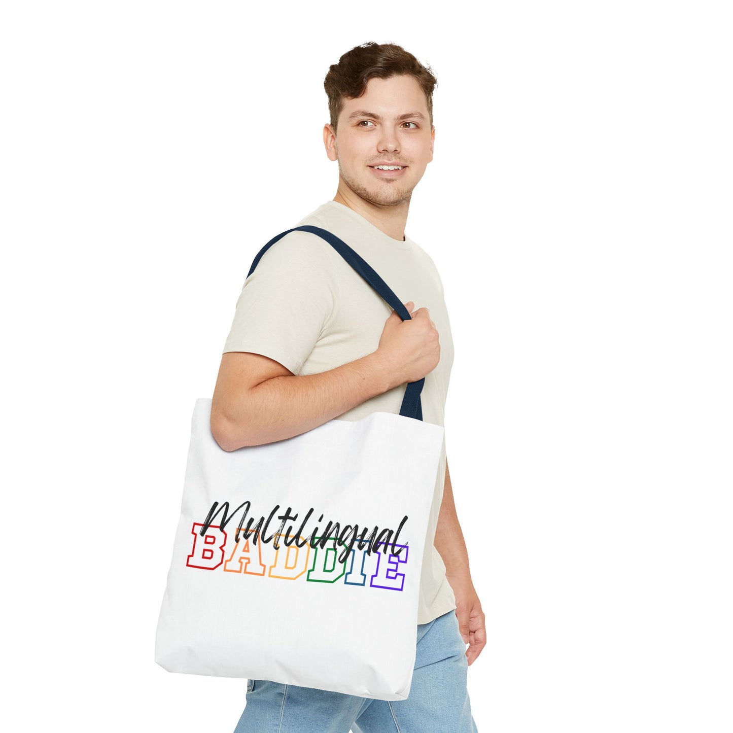 Multilingual Baddie Tote Bag