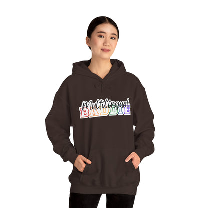 Multilingual Baddie Hooded Sweatshirt