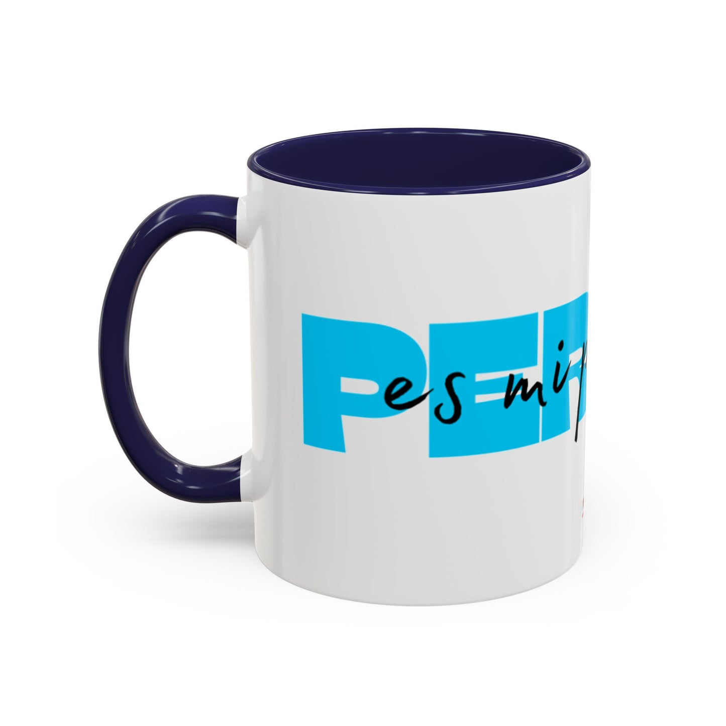Perreo Es Mi Profesion Blue Accent Coffee Mug
