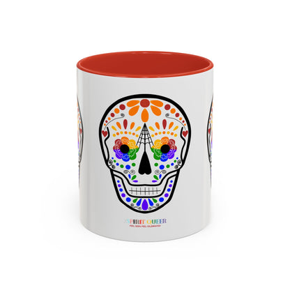 Queer Sugar Skull Coffee Mug