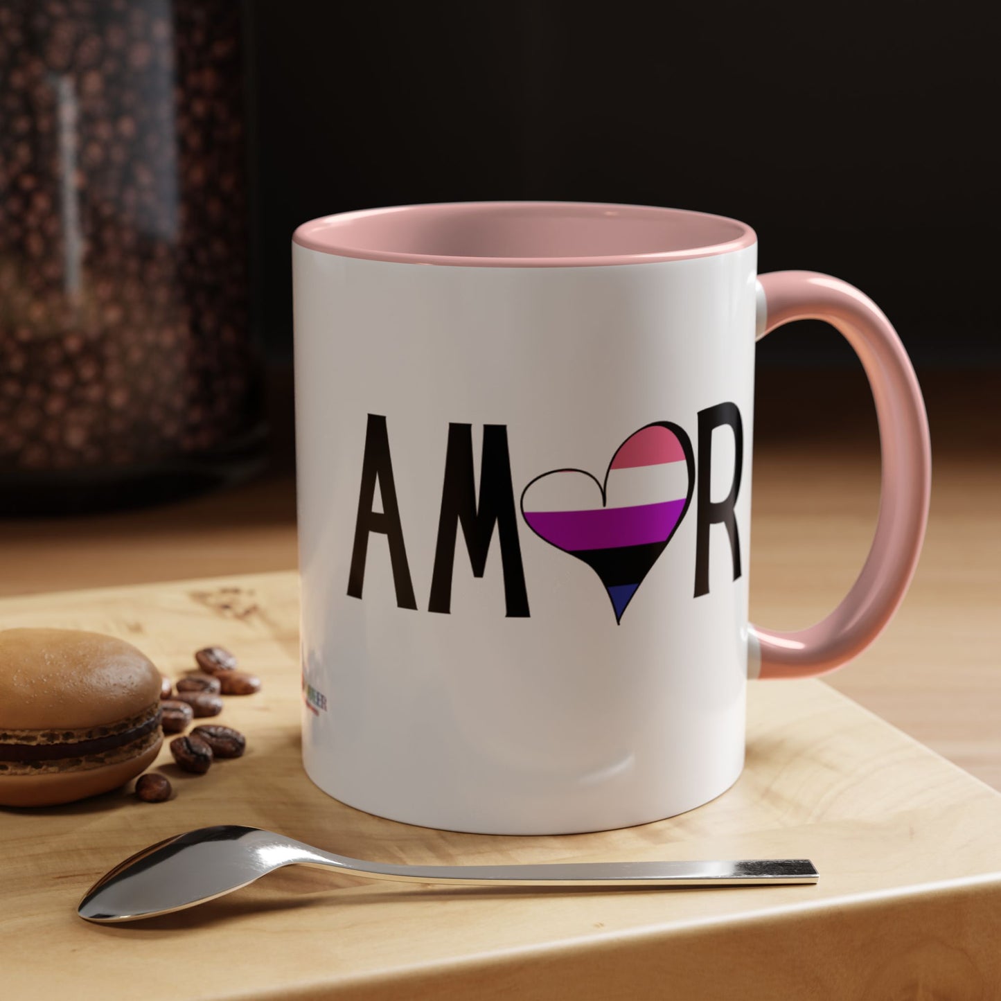 Amor Genderfluid Accent Coffee Mug