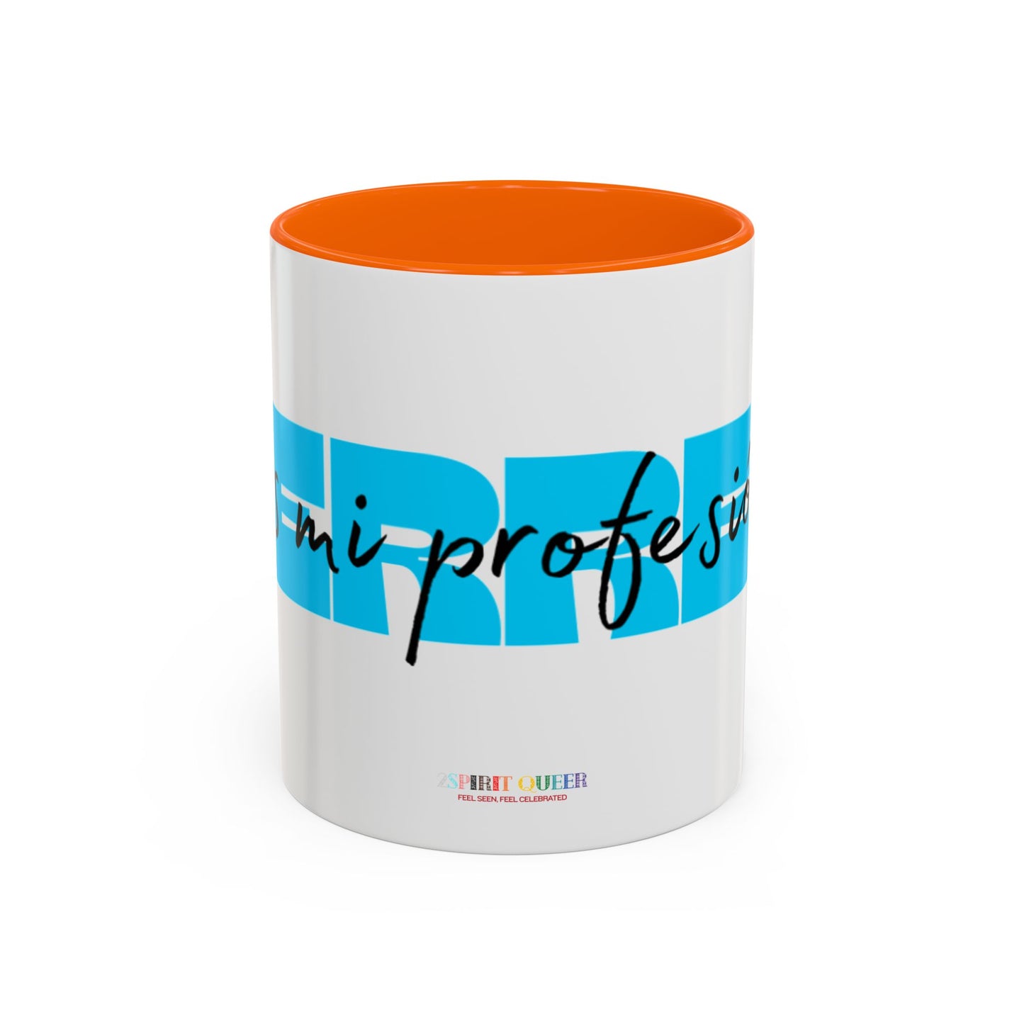 Perreo Es Mi Profesion Blue Accent Coffee Mug