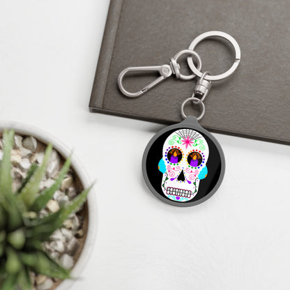 Calavera Keyring Tag
