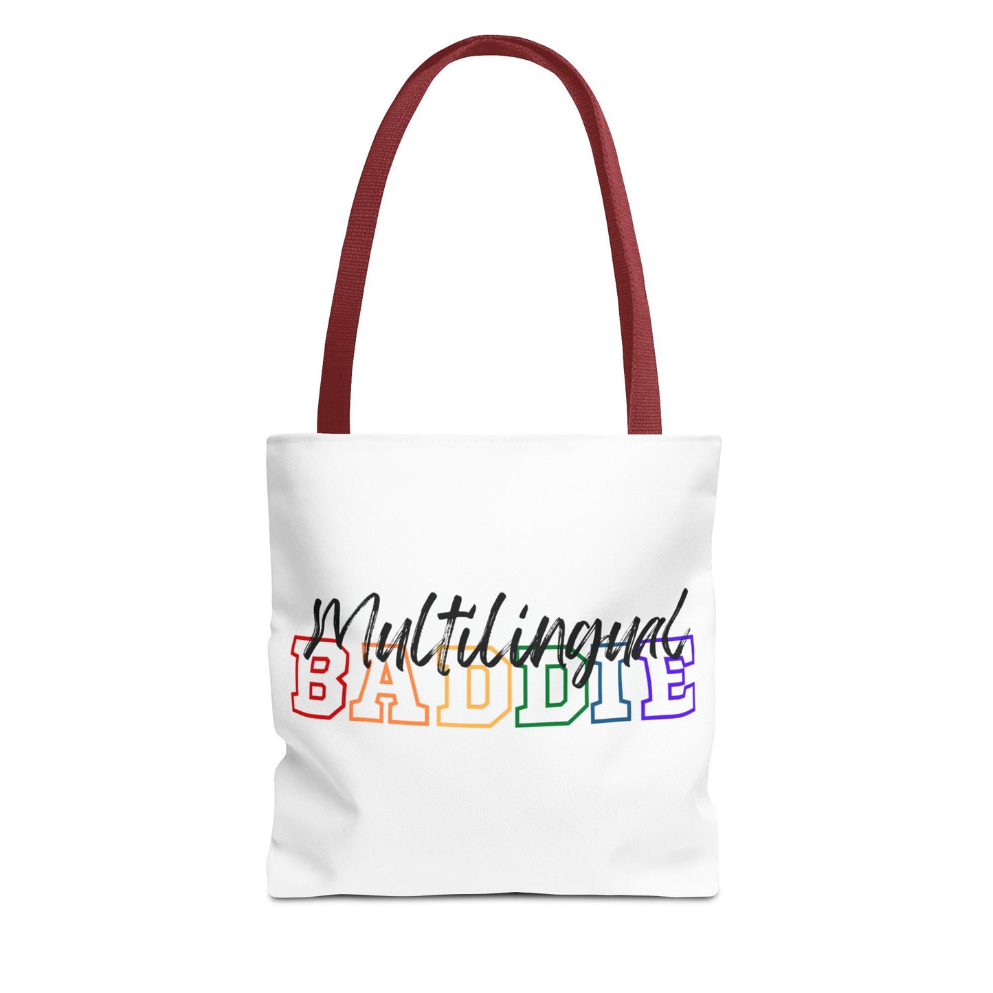 Multilingual Baddie Tote Bag