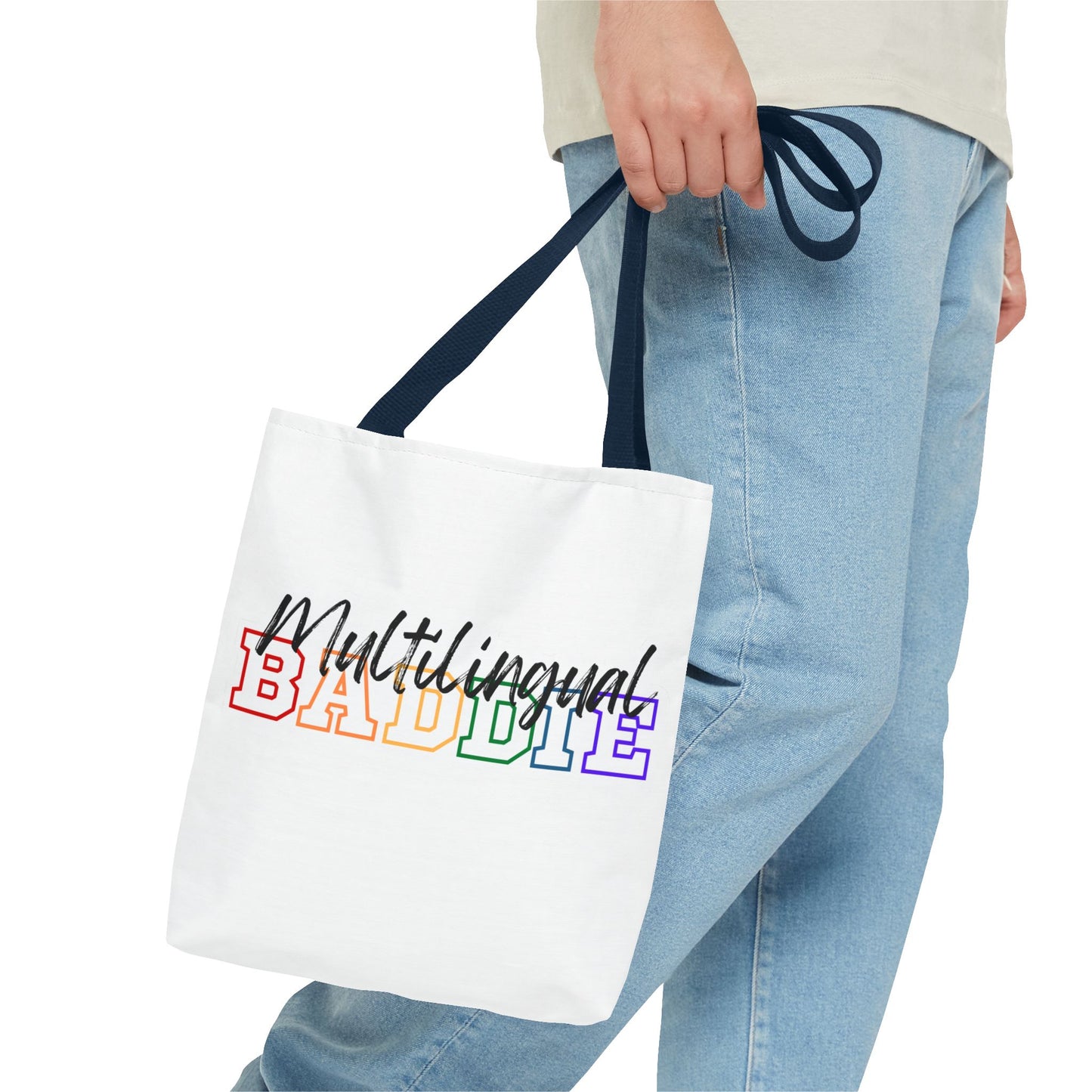 Multilingual Baddie Tote Bag