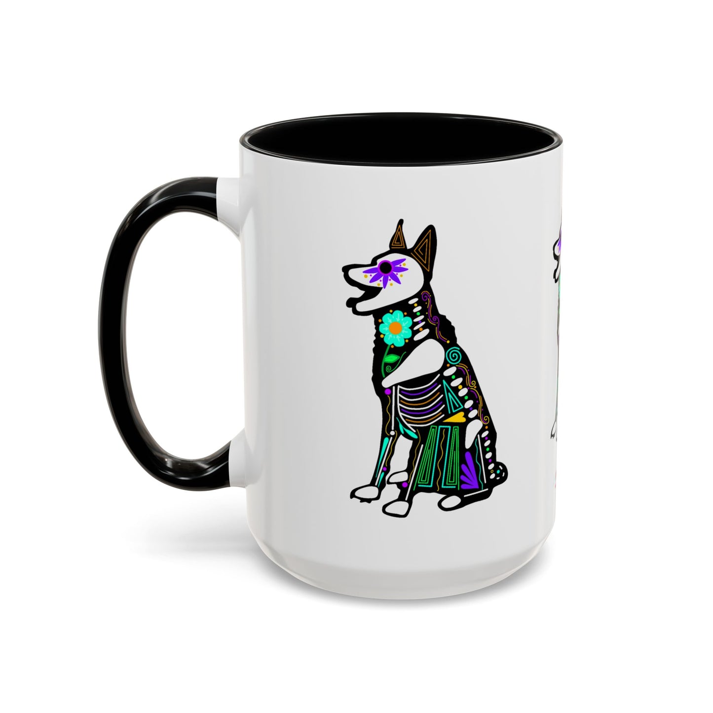 Dia de los Muertos German Shepard Coffee Mug