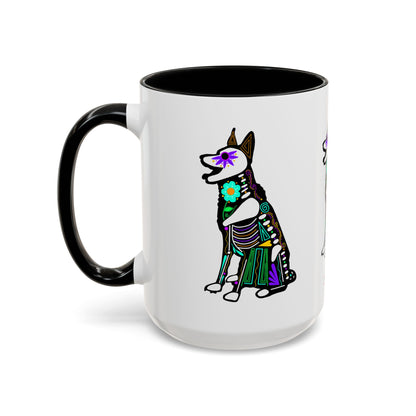 Dia de los Muertos German Shepard Coffee Mug