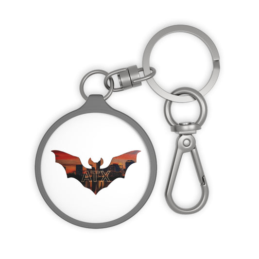 ATX Bat Skyline Keyring Tag