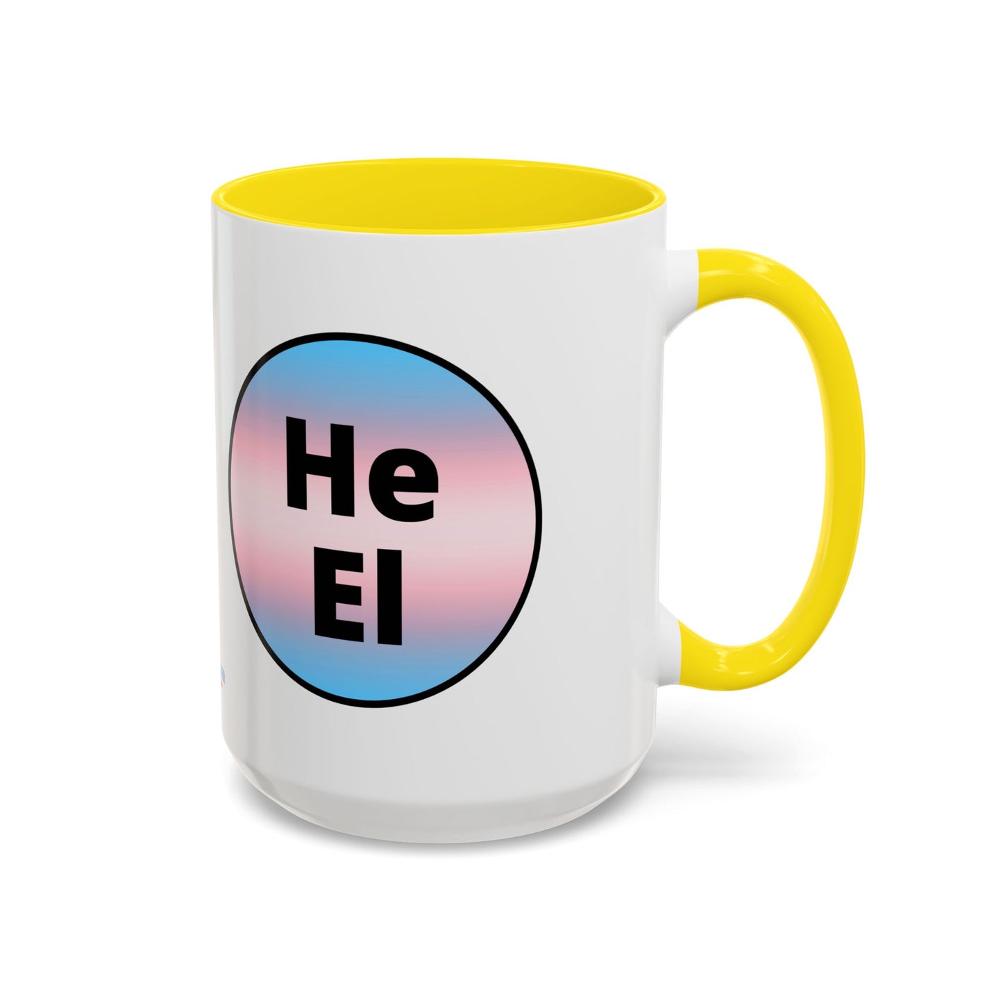 He/El Trans Accent Coffee Mug