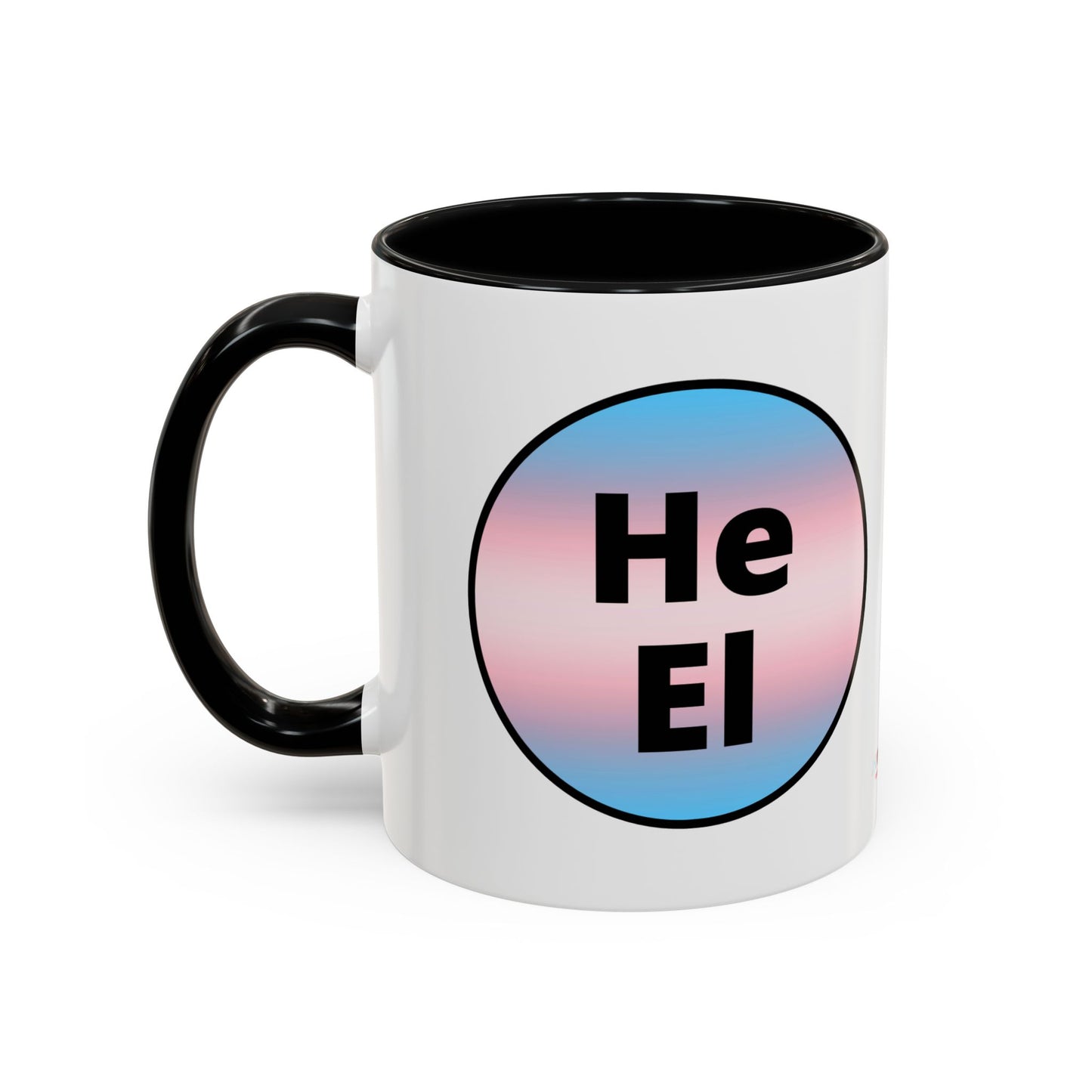 He/El Trans Accent Coffee Mug