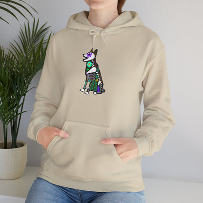 Dia de los Muertos German Shepard Hooded Sweatshirt