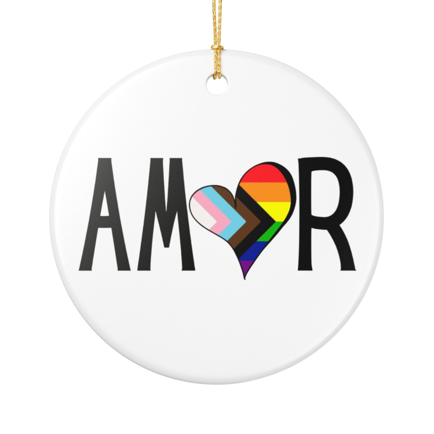 Amor Inclusive Ceramic Ornament