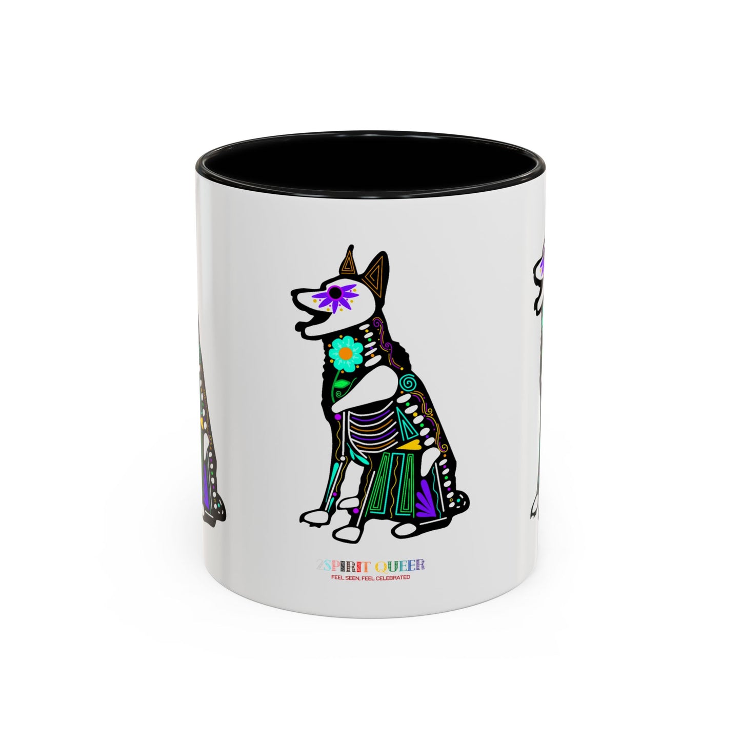Dia de los Muertos German Shepard Coffee Mug