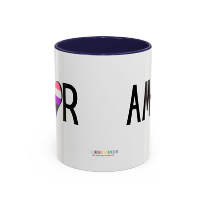 Amor Genderfluid Accent Coffee Mug