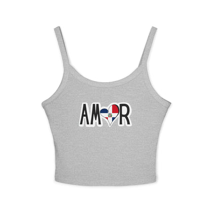 Amor Dominican Republic Spaghetti Strap Tank Top