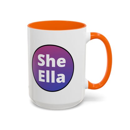 She/Ella Bi Coffee Mug