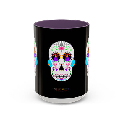 Queer Sugar Skull Coffee Mug