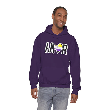 Amor Non Binary Hooded Sweatshirt