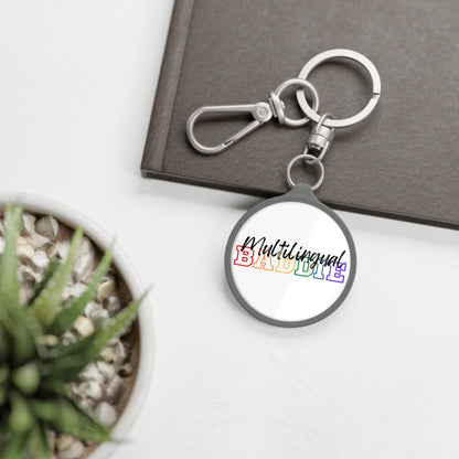 Multilingual Baddie Keyring Tag