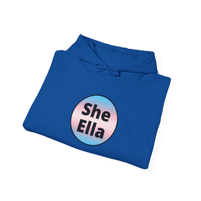 She / Ella Trans Hooded Sweatshirt