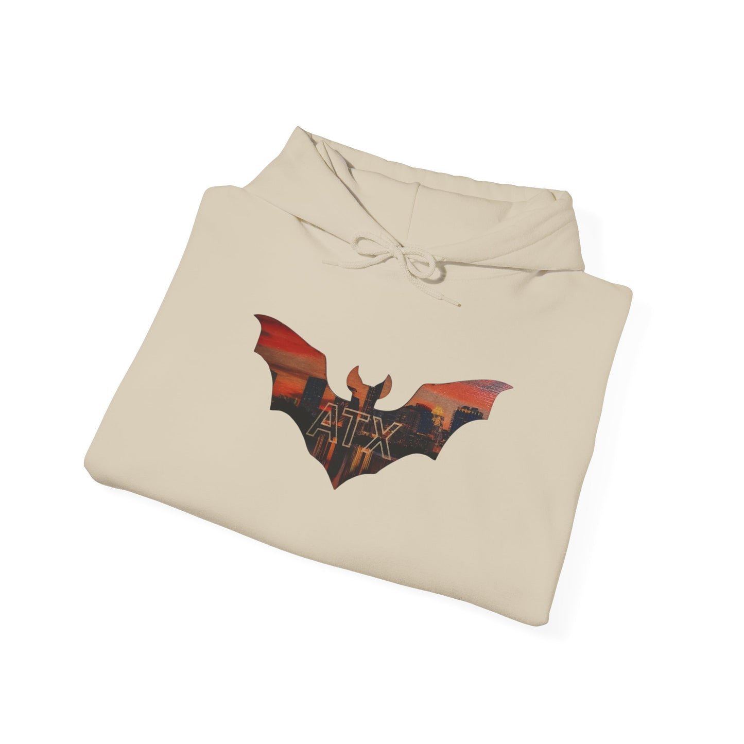 ATX Skyline Bat Hooded Sweatshirt