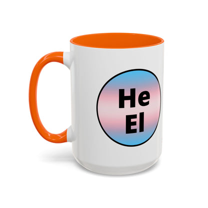 He/El Trans Accent Coffee Mug