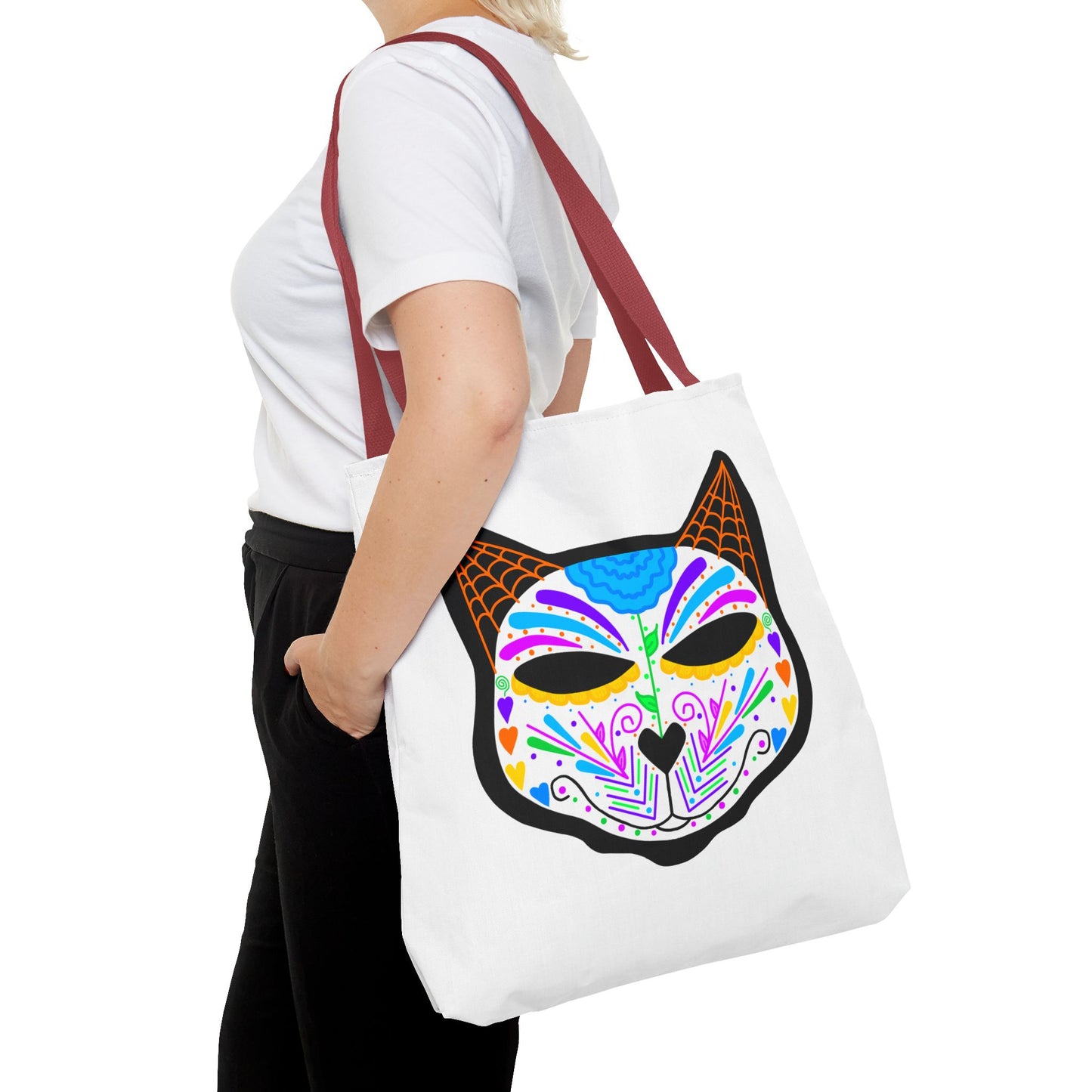 Dia de los Muertos Cat Tote Bag