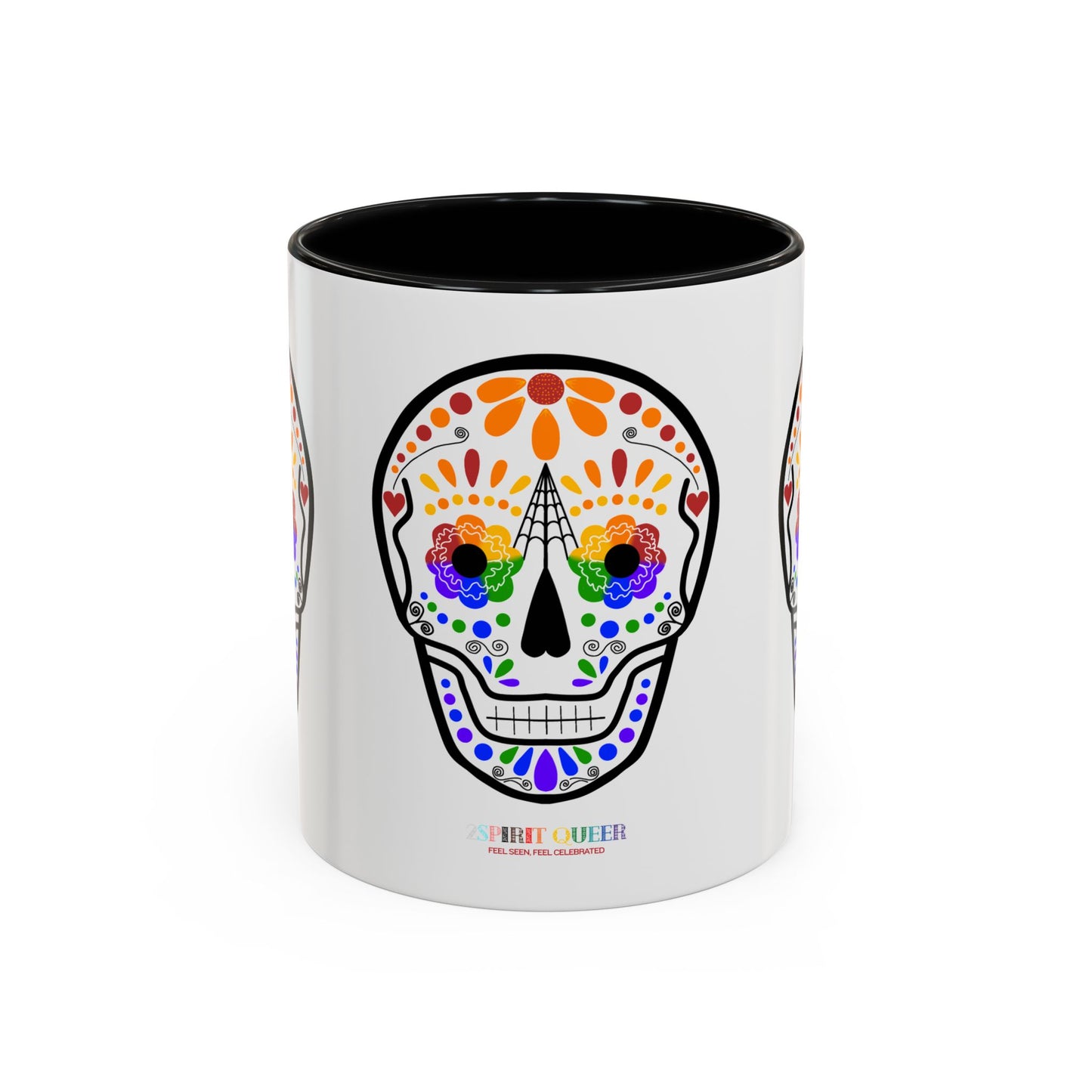 Queer Sugar Skull Coffee Mug