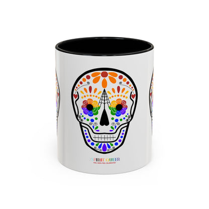 Queer Sugar Skull Coffee Mug