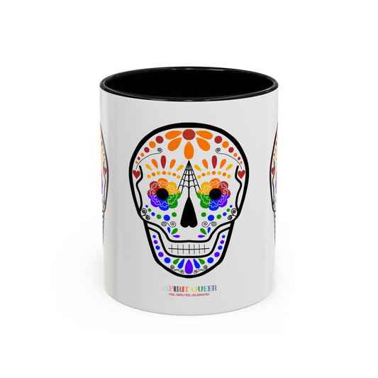 Queer Sugar Skull Coffee Mug