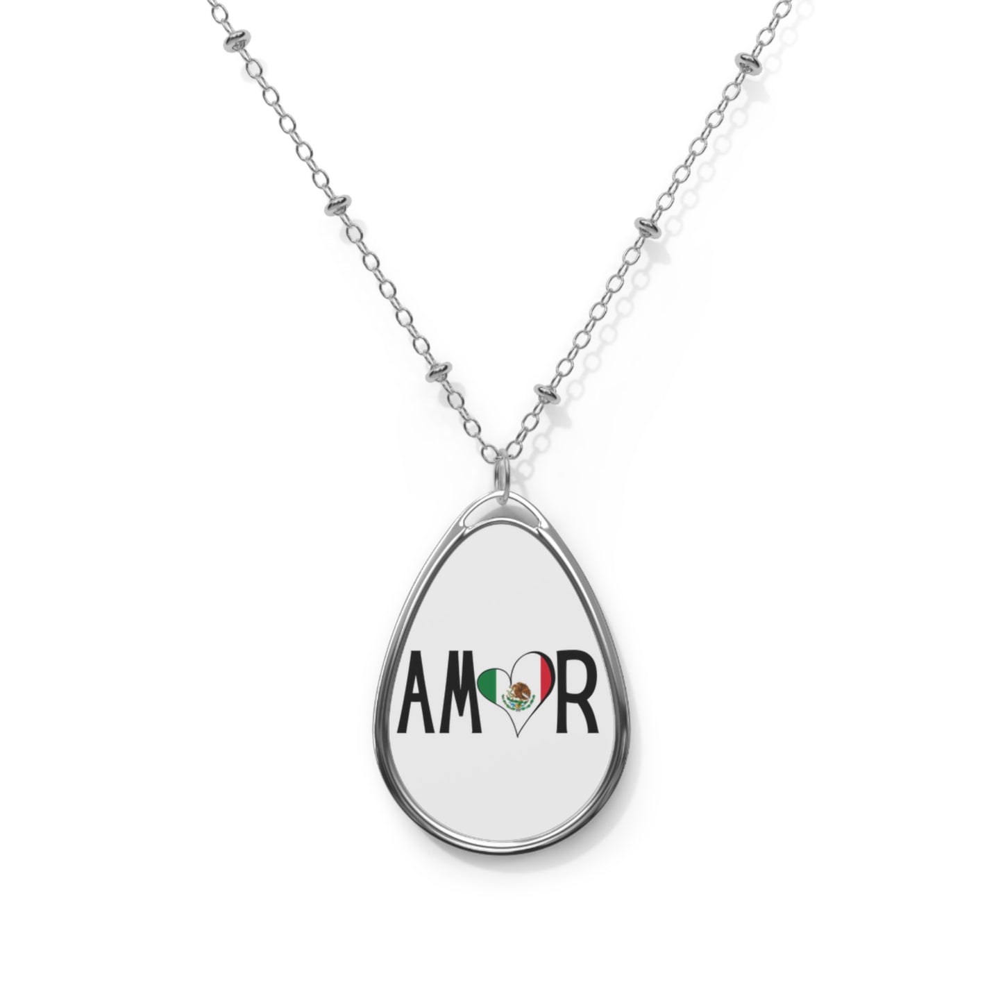 Amor Mexico Oval Necklace