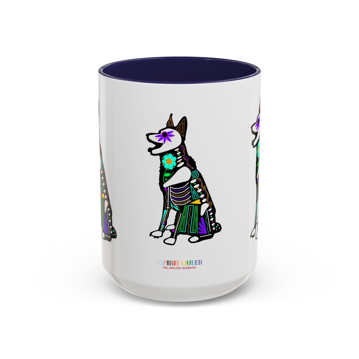 Dia de los Muertos German Shepard Coffee Mug