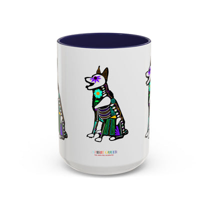 Dia de los Muertos German Shepard Coffee Mug