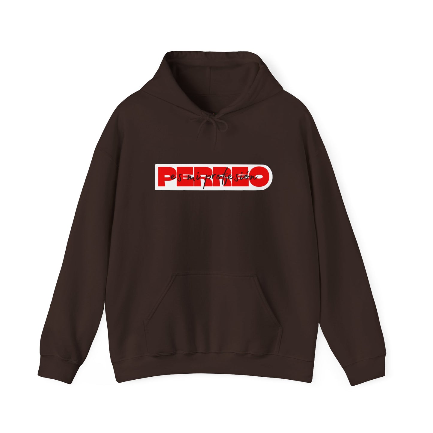 Perreo Es Mi Profesion - Red Hooded Sweatshirt