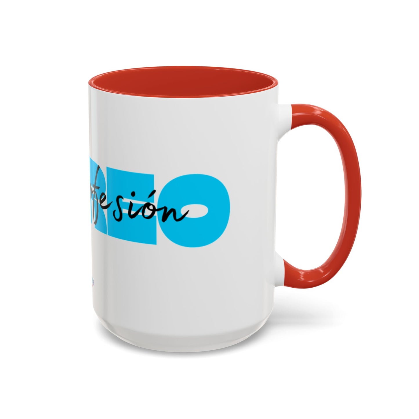 Perreo Es Mi Profesion Blue Accent Coffee Mug