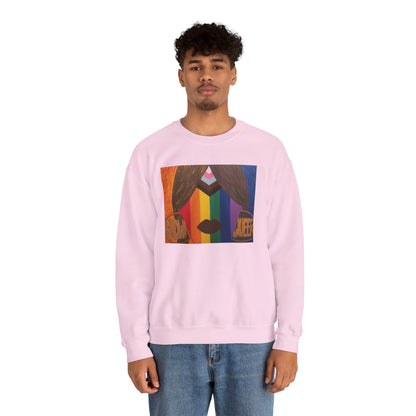 Brown and Queer Crewneck Sweatshirt