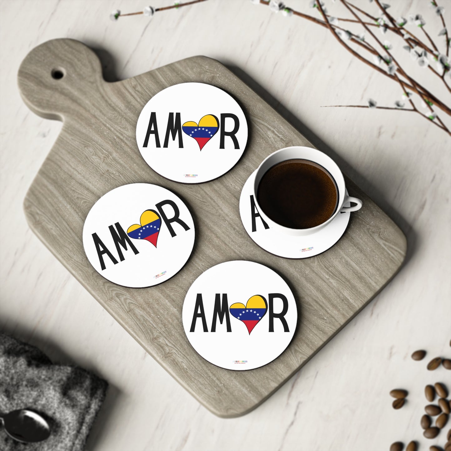 Amor Venezuela Coasters