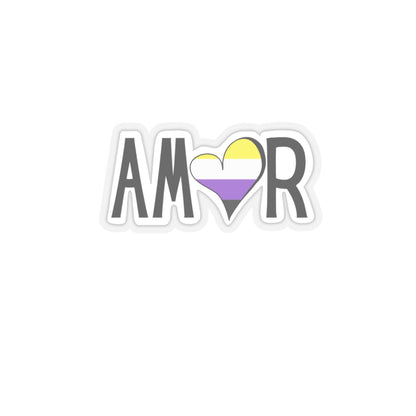 Amor Non Binary Kiss-Cut Stickers