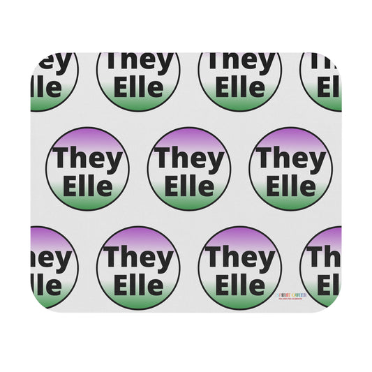 They / Elle - GNC Mouse Pad (Rectangle)