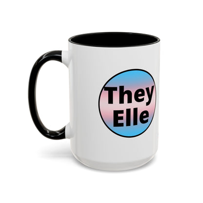 They / Elle Trans Coffee Mug