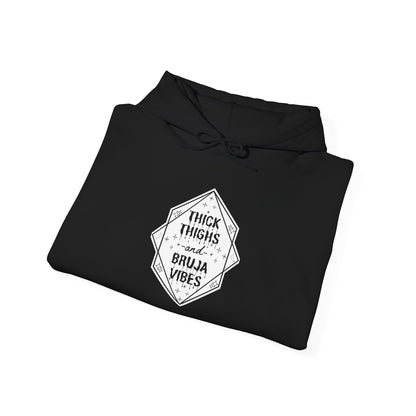 Thick Thighs Bruja Vibes Hooded Sweatshirt