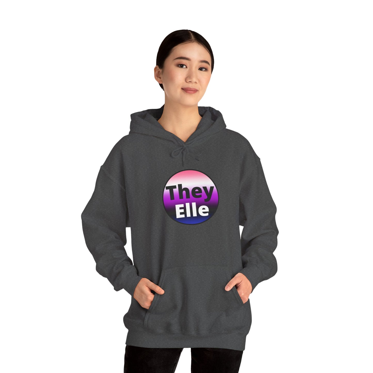 They / Elle Genderfluid Hooded Sweatshirt