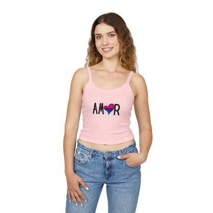 Amor Bi Spaghetti Strap Tank Top