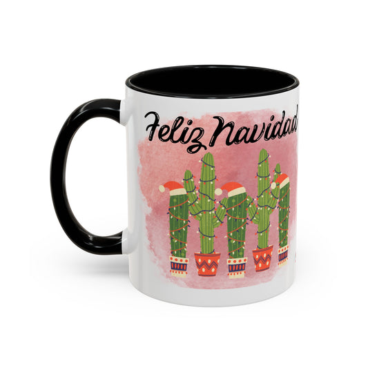 Feliz Navidad Cacti Coffee Mug
